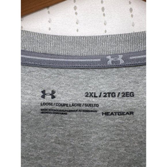 Under Armour Men Tshirt Sz XXL Gray Heat Gear Na Koa 2017 Wounded Warrior Hawaii - Picture 4 of 10